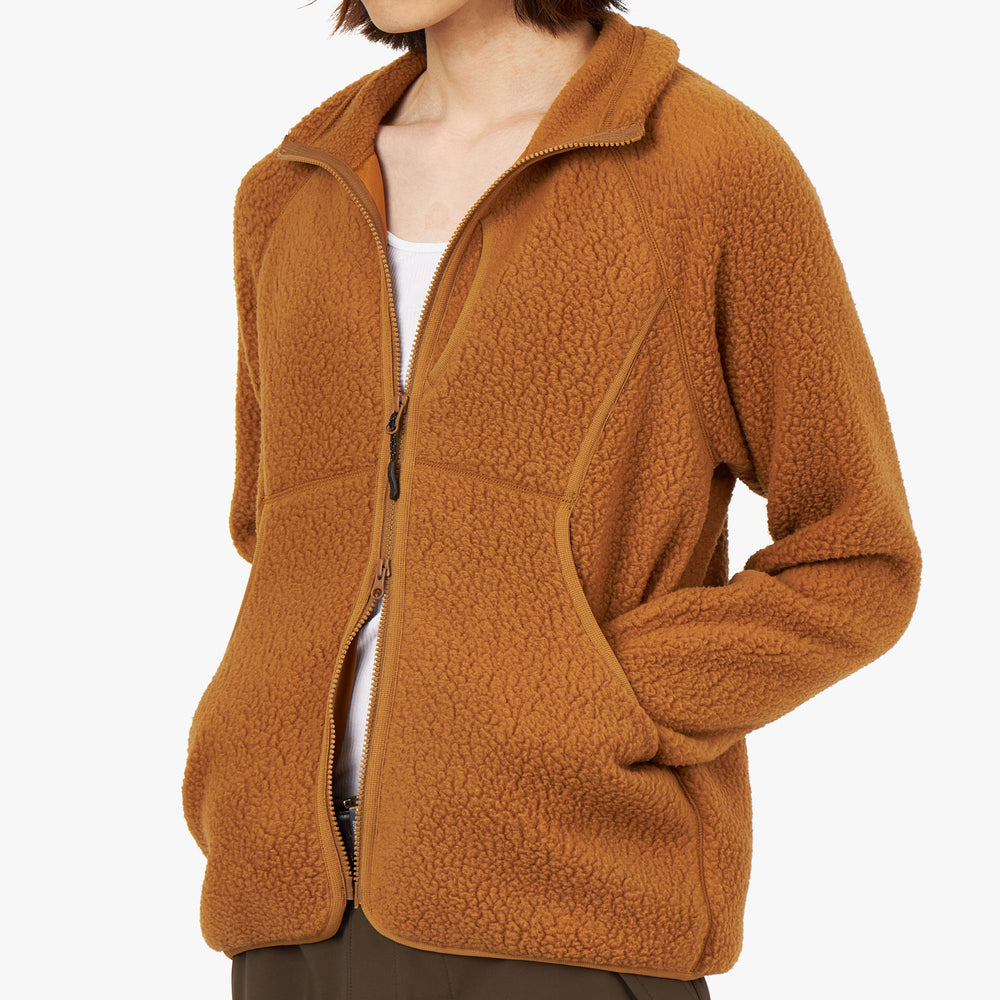 Snow Peak Thermal Boa Fleece Jacket / Brown