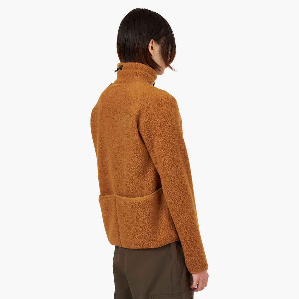 Snow Peak Thermal Boa Fleece Jacket Brown