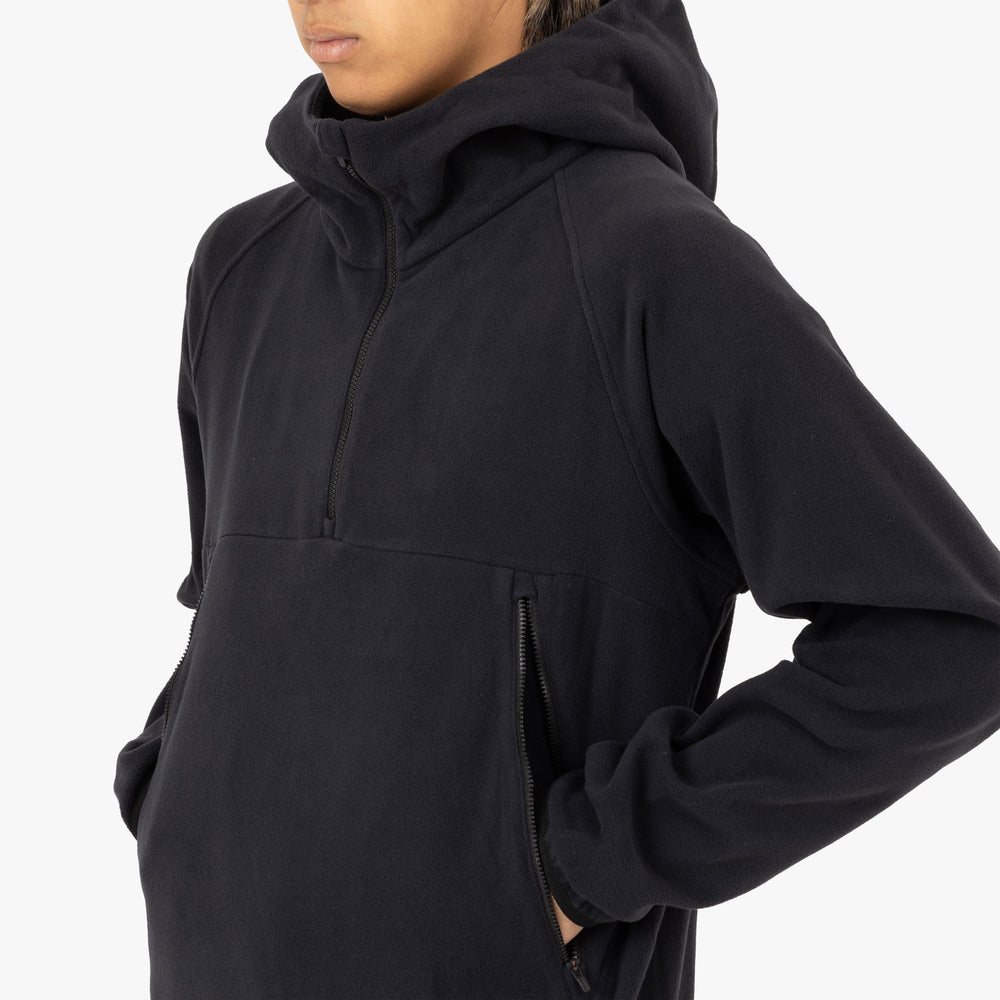 Half zip hoodie fleece on sale