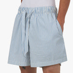 Tekla Poplin Shorts Placid / Blue Stripes 4
