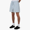 Tekla Poplin Shorts Placid / Blue Stripes 2