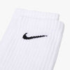 Nike Everyday Cushioned Training Crew Socks (3 Pack) White / Black 2