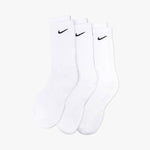 Nike Everyday Cushioned Training Crew Socks (3 Pack) White / Black 4