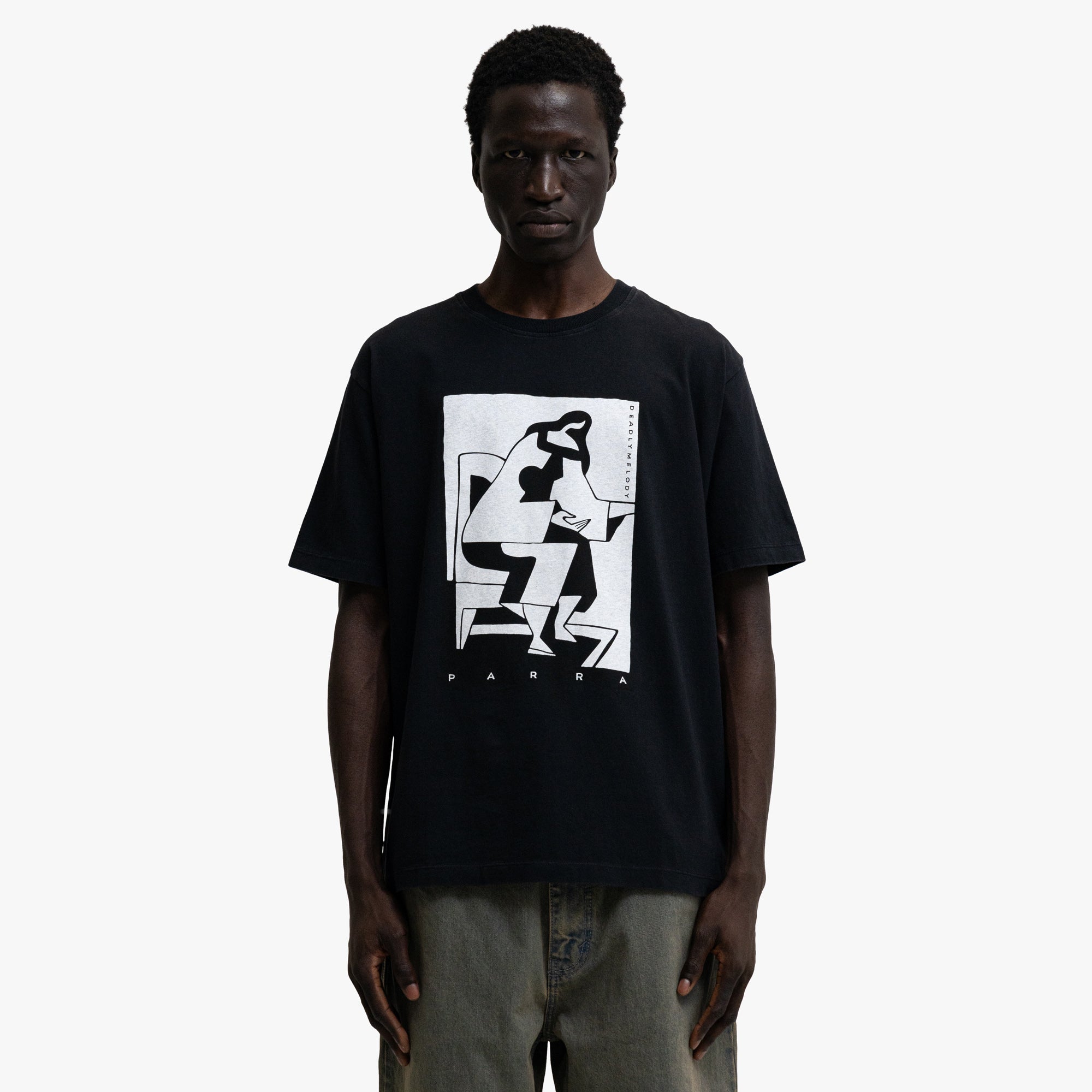 by Parra The Confession T-Shirt Black 1