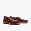 Timberland Authentic 3-Eye Boat Shoe / Burgundy Full Grain - Low Top  3