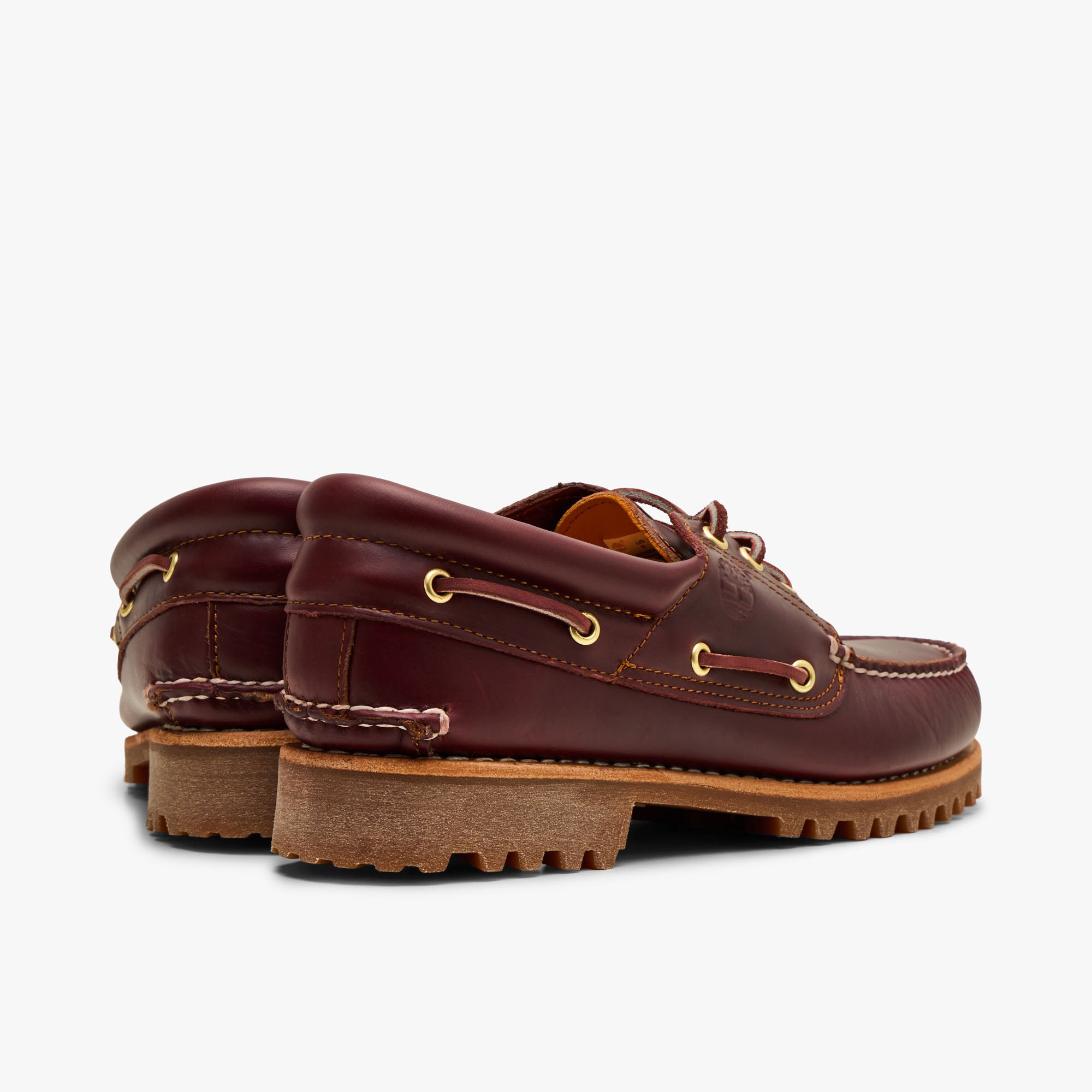 Timberland Authentic 3-Eye Boat Shoe / Burgundy Full Grain – Livestock