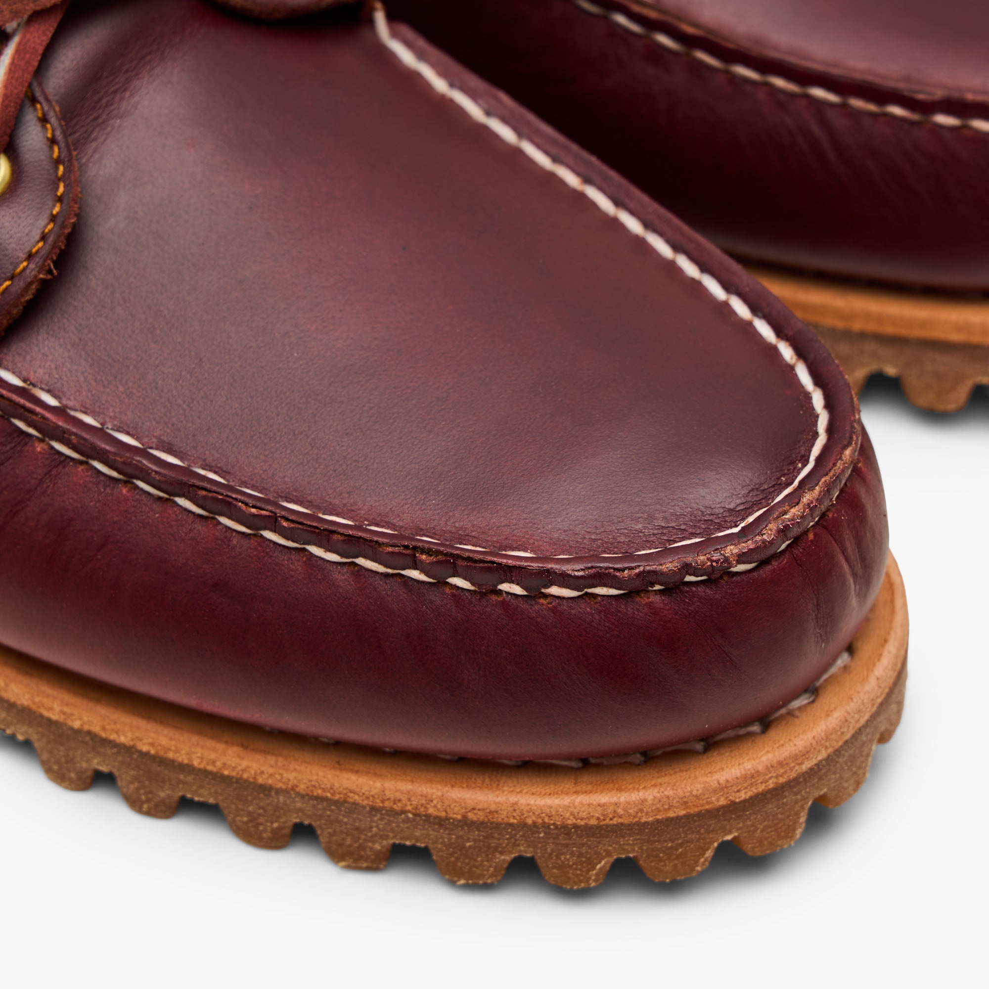 Timberland Authentic 3-Eye Boat Shoe / Burgundy Full Grain – Livestock