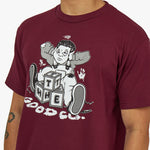 The Good Company Def T-shirt / Burgundy 4
