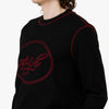 4YE Signature Waffle Top Black / Red 8