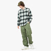 thisisneverthat Flannel Zip Shirt / Green 6