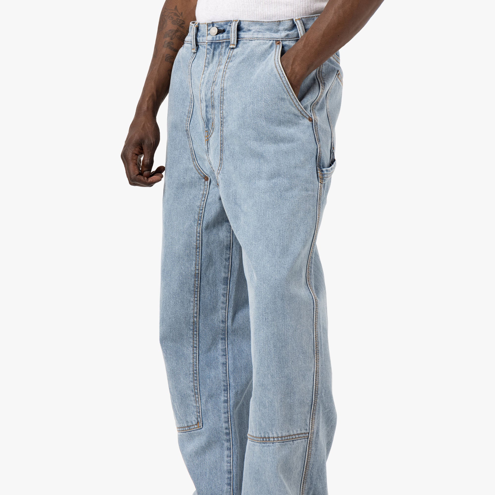 EZKATON正規品★24SS★Carpenter Denim Pants thisisneverthat Denim Carpenter Pant / Washed Blue – Livestock