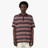 thisisneverthat Striped Knit Polo Red 1