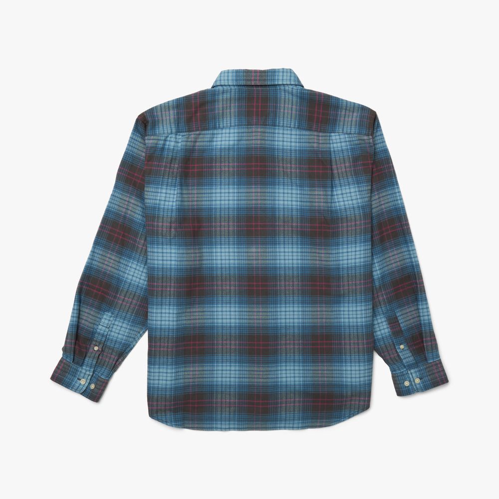 thisisneverthat Flannel Check Shirt Blue – Livestock
