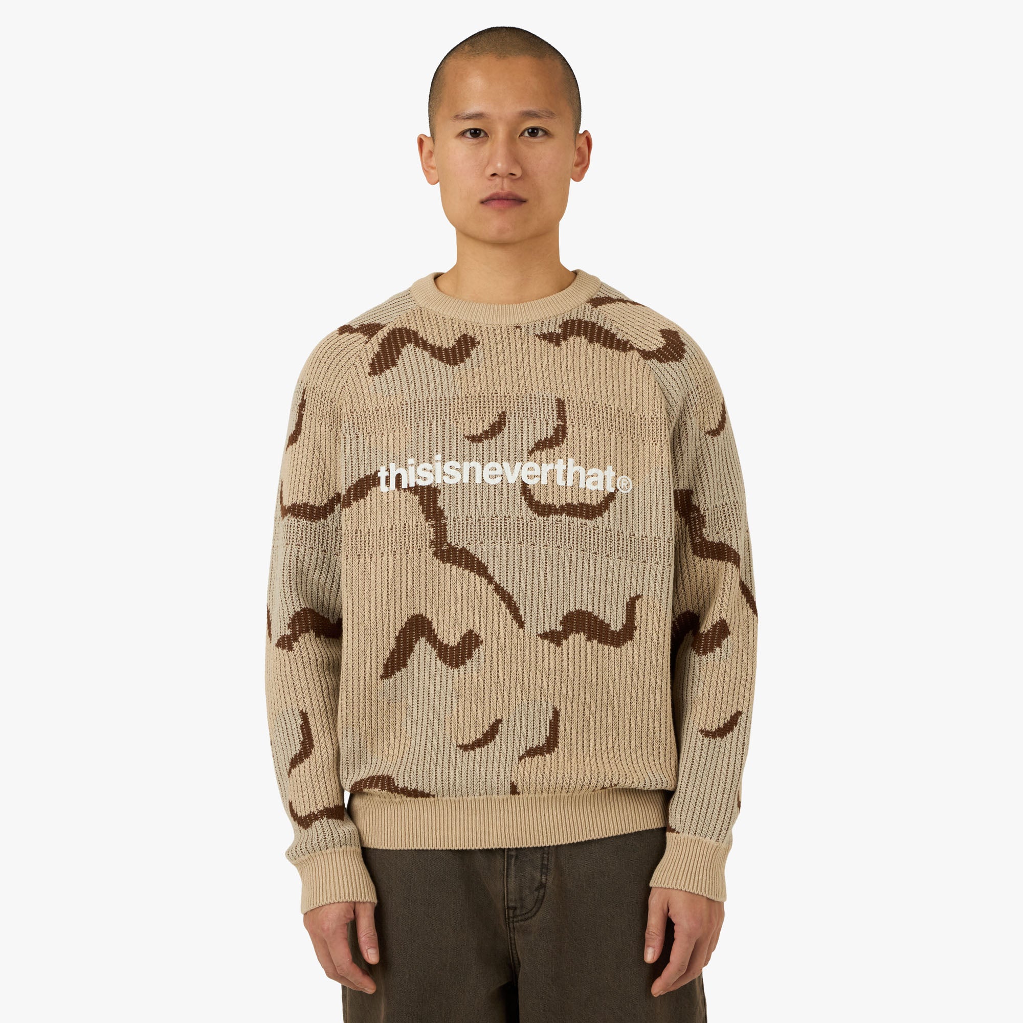 thisisneverthat T-Logo Knit Sweater Camo – Livestock