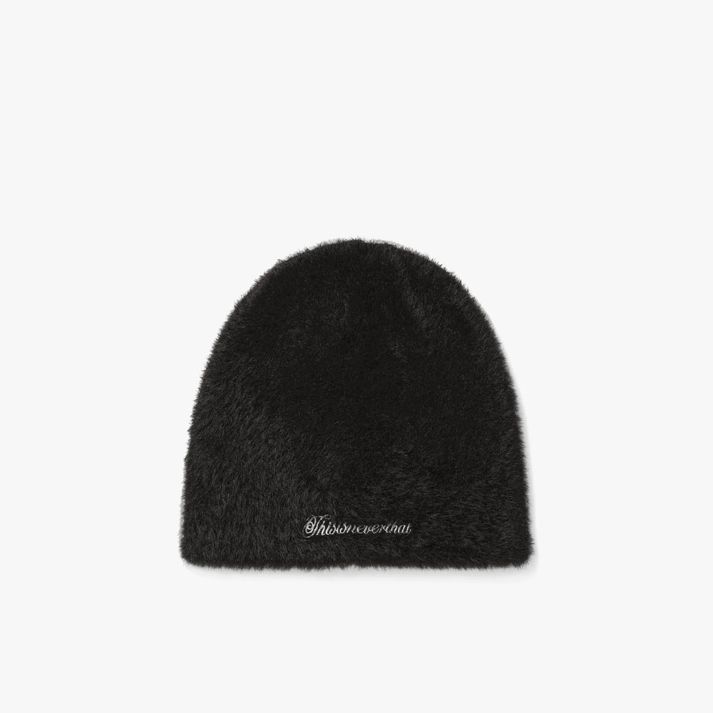 thisisneverthat Shaggy No Cuff Beanie Black – Livestock