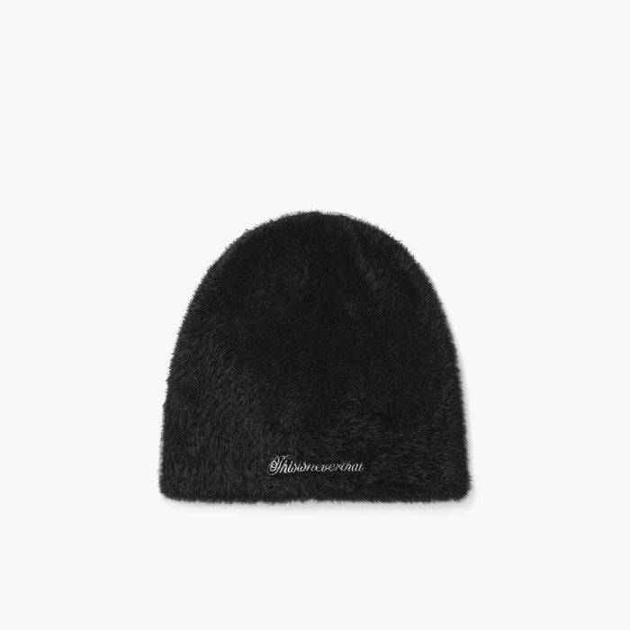 帽子 THISISNEVERTHAT SHAGGY NO CUFF BEANIE thisisneverthat Shaggy No Cuff Beanie Black – Livestock