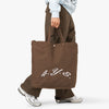 4YE All In Tote Bag Brown / White 7