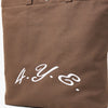 4YE All In Tote Bag Brown / White 4