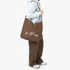 4YE All In Tote Bag Brown / White 6
