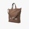 4YE All In Tote Bag Brown / White 2
