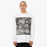 The Trilogy Tapes Block Ice Long Sleeve T-shirt /  White 1