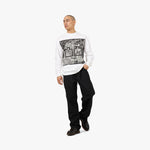 The Trilogy Tapes Block Ice Long Sleeve T-shirt /  White 6