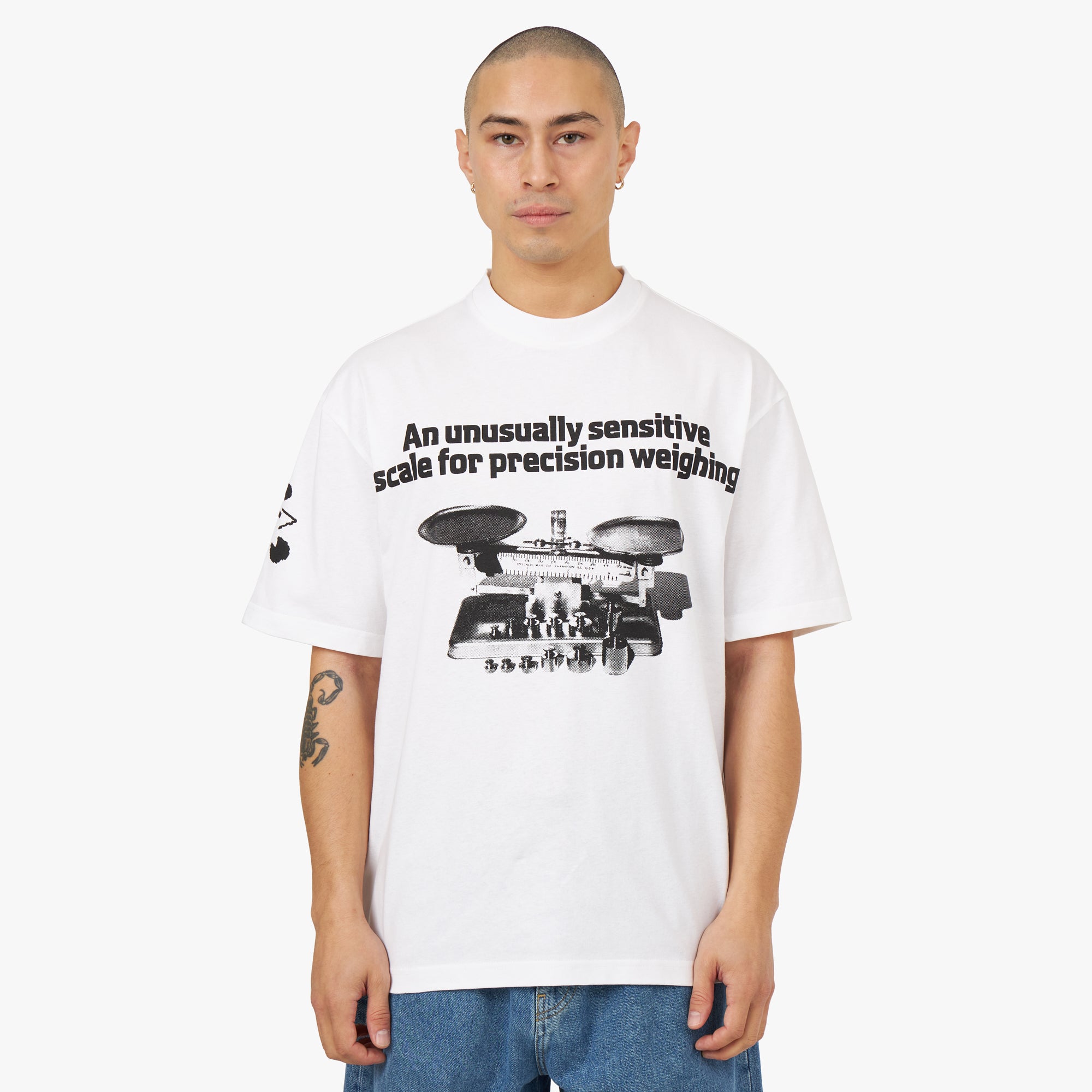 The Trilogy Tapes Weights Weight T-Shirt / White 1