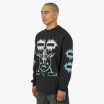 The Trilogy Tapes Eye Cheek Long Sleeve T-shirt / Black 2