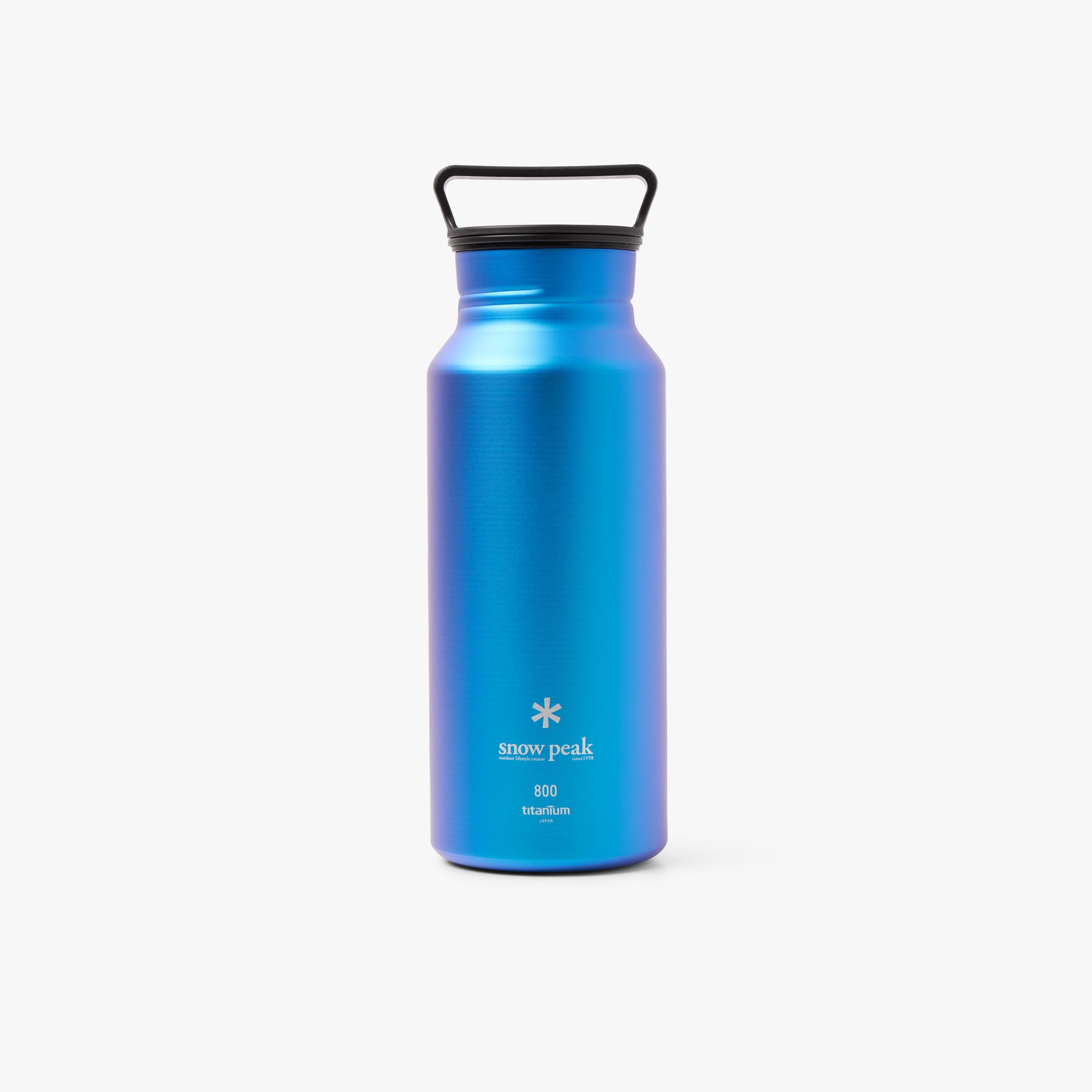Snow Peak Ti Aurora Bottle /  Blue 1