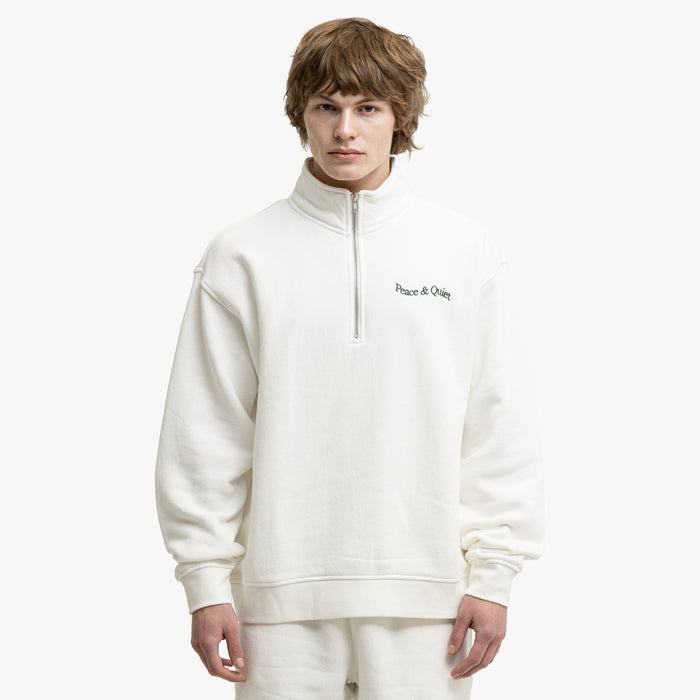 Museum Of Peace & Quiet Quarter Zip Up Blanc 1