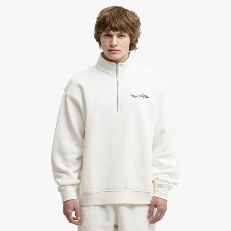 Museum Of Peace & Quiet Quarter Zip Up Blanc 1