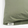 Tekla Cotton Percale Pillow Sham / Olive Green 2