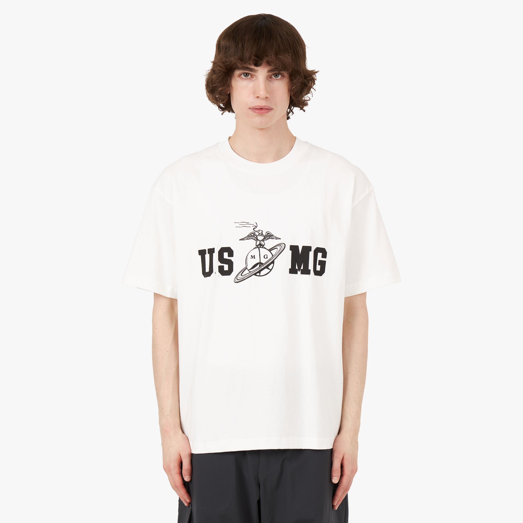 T-shirt Mister Green USMG / Blanc 1