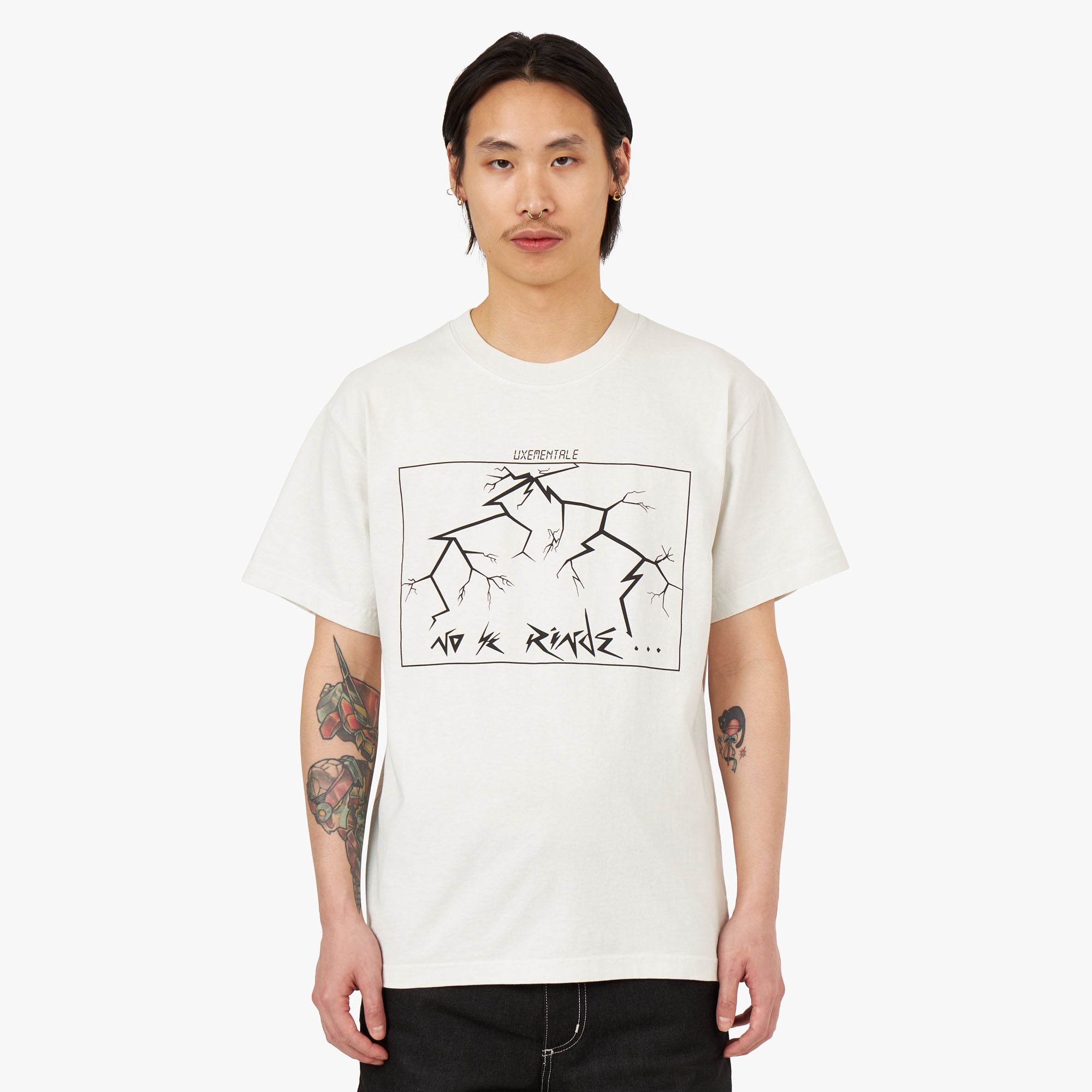 UXE Mentale No Se Rinde T-Shirt / Off White 1