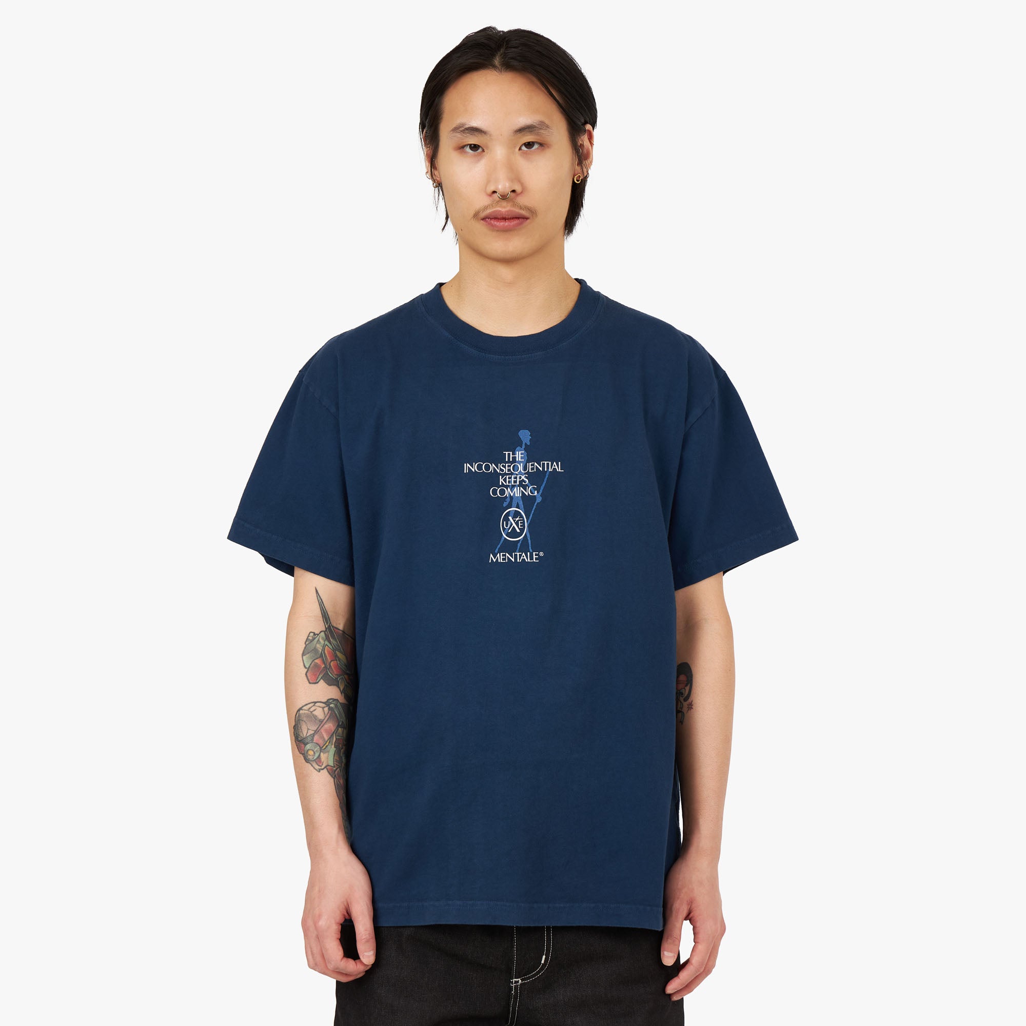 UXE Mentale The Incosequential T-shirt / Washed Navy 1