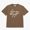Honor The Gift HTG Script T-shirt / Olive 1