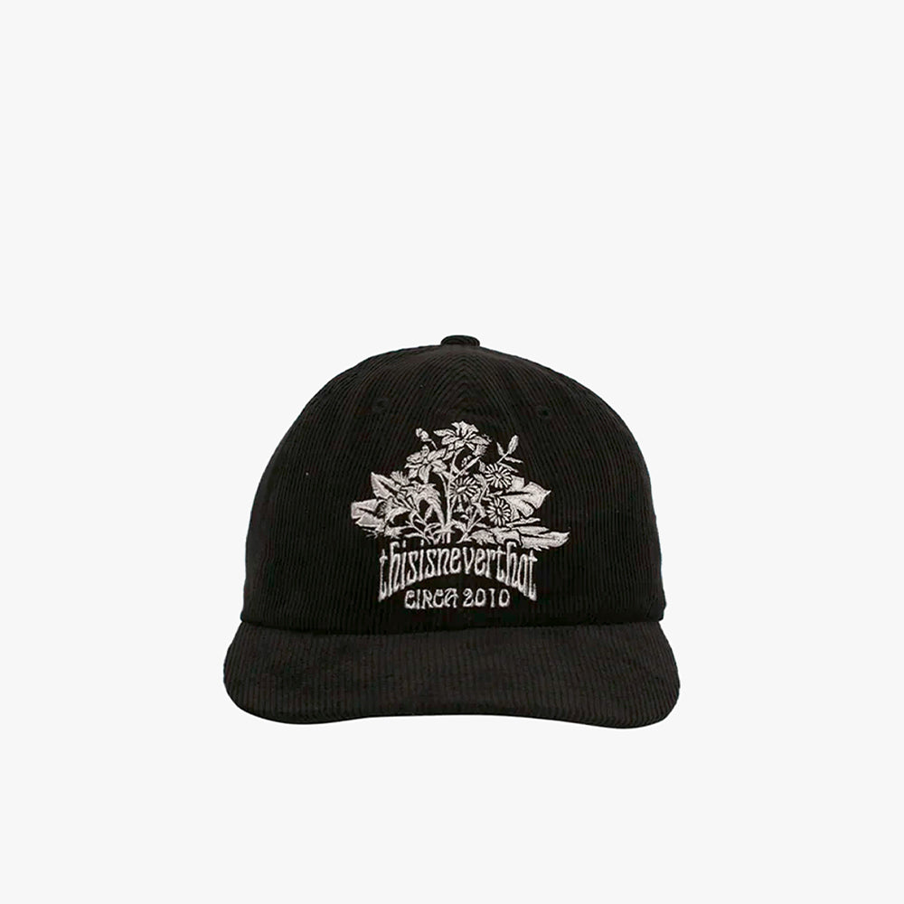 thisisneverthat Flower Embroidered Cap / Black 1
