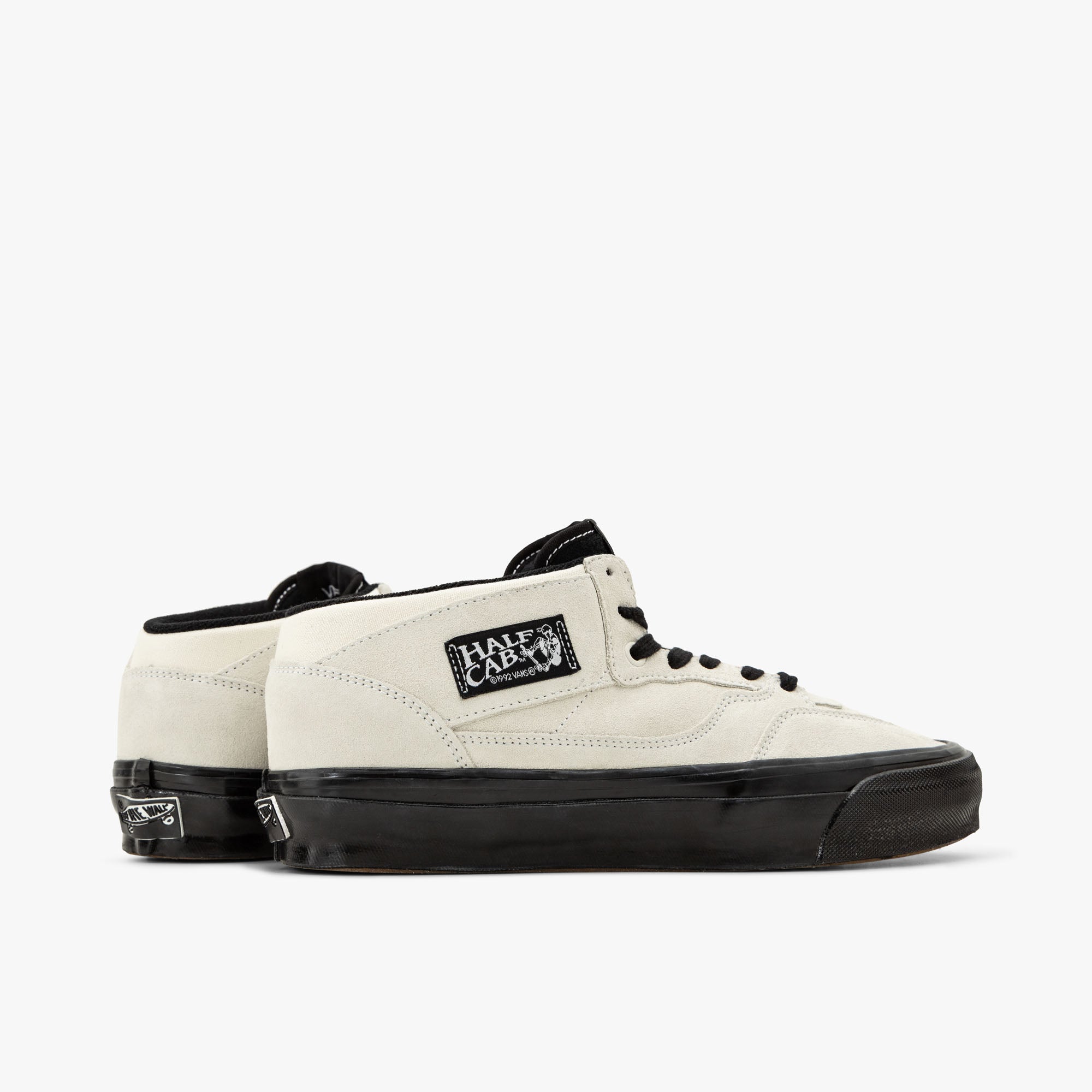 VANS バンズ スケート ハーフ キャブ ブラック/ホワイト メンズ