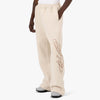 4YE Signature Wide Leg Pants Bone / Brown 2