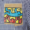 Junya Watanabe MAN x Keith Haring Pantalon patchwork Bleu / Multi 5