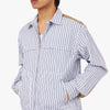 Junya Watanabe MAN Cotton Stripe Shirt White / Navy 5