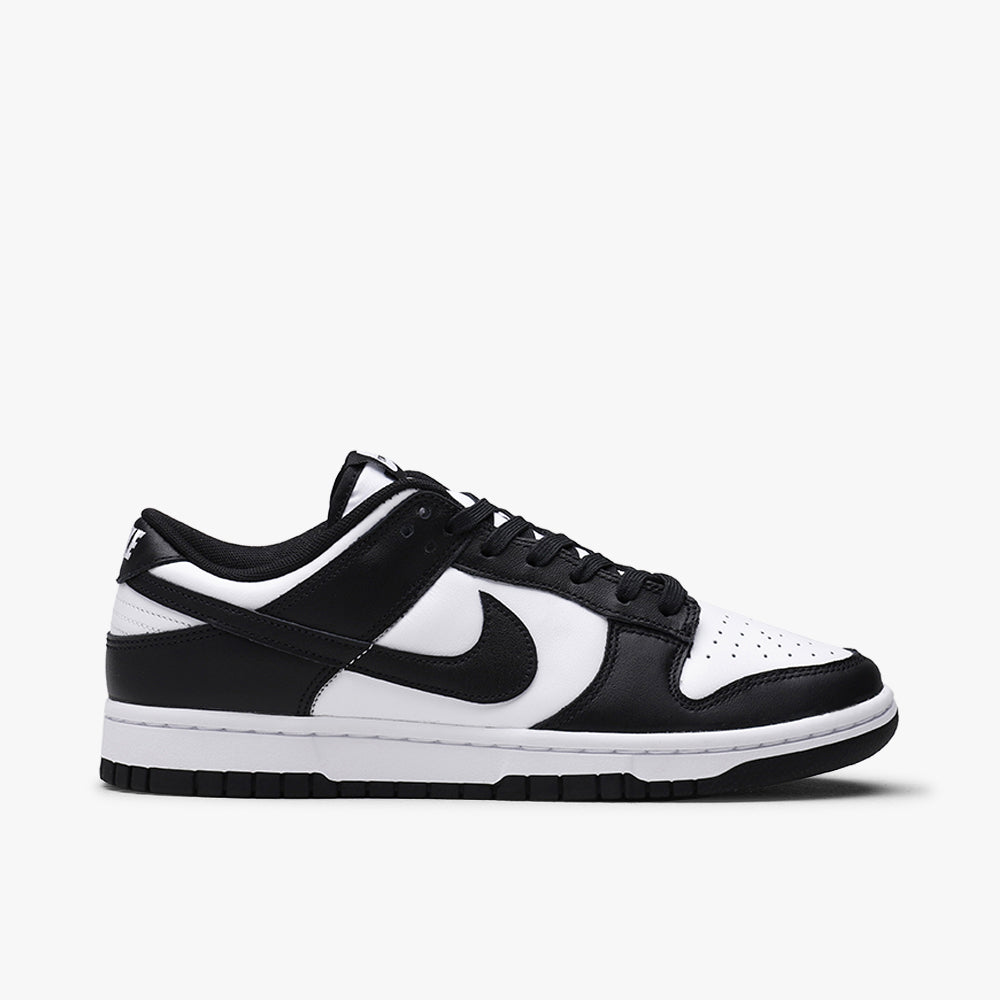 Nike dunk low black white online