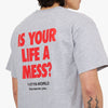 T-shirt Fucking Awesome Is Your Life A Mess / Gris chiné 5