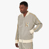Honor The Gift Novelty Knit Track Jacket / Cream 2