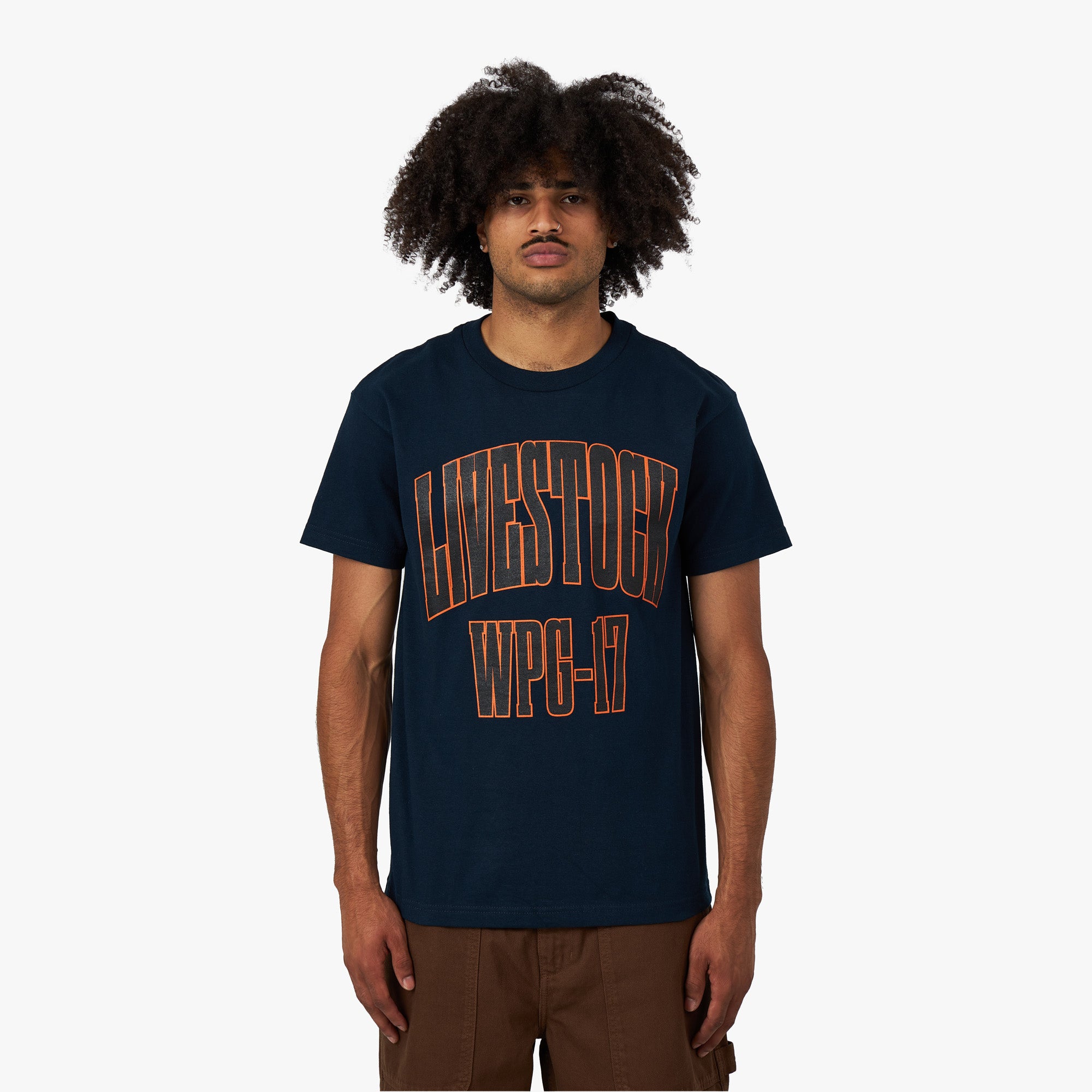 Livestock City T-shirt Winnipeg / Navy 1