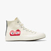 Converse x COMME des GARÇONS PLAY Chuck Taylor Hi / Off White - High Top  1