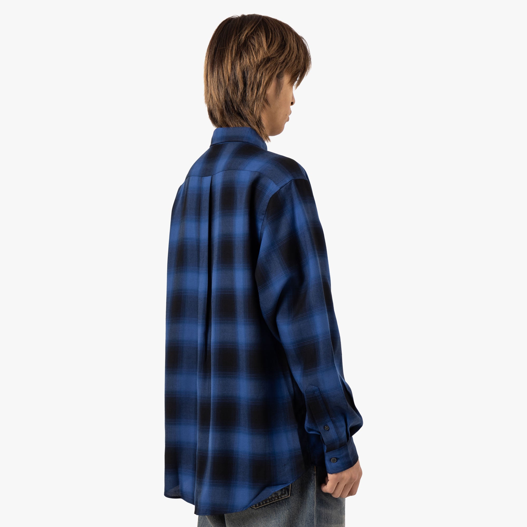 Saturdays NYC Ombre Check Work Shirt / Blue – Livestock