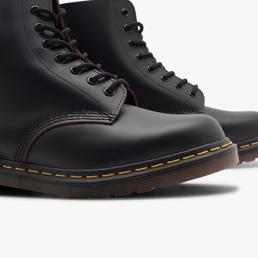 Dr. Martens Made in England Vintage 1460 Boot Black Quilon Livestock