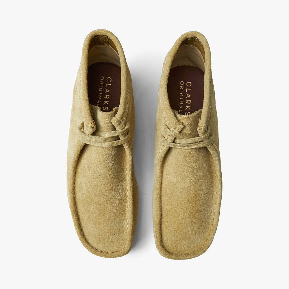Clarks Wallabee Boot Maple Suede Livestock