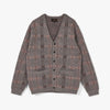 BEAMS PLUS Check Mohair Cardigan / Grey 4